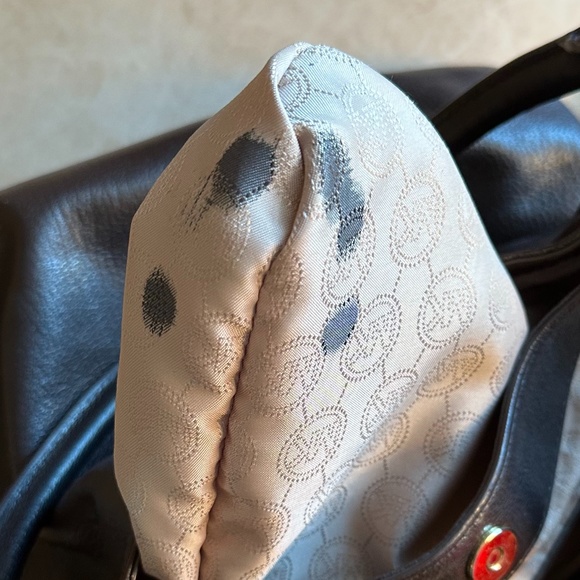 MICHAEL Michael Kors Vanessa Dark Brown Pebbled Leather Medium Shoulder Tote Bag - Picture 15 of 16